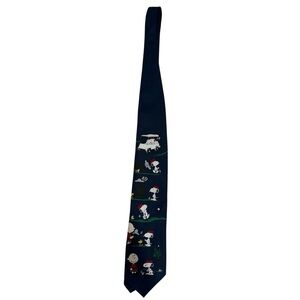 Peanuts vintage golf themed necktie